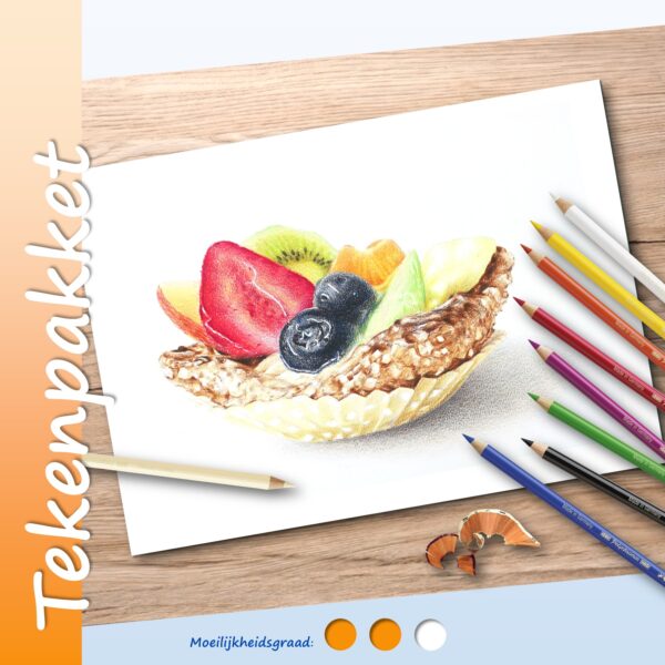 Fruitschelp gebakje